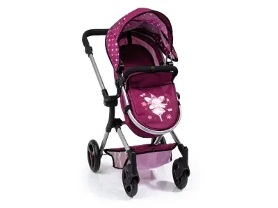 Bayer Design dúkkuvagn með svuntu og skiptitösku -Neo Vario Vínrauður - Image 6