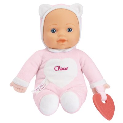 Chicco Fyrsta Dúkkan m tannhring  bleik