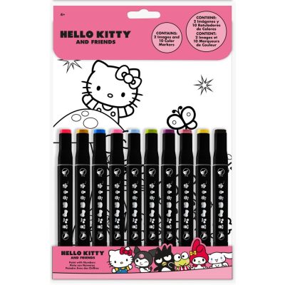 Hello kitty litað eftir númerum